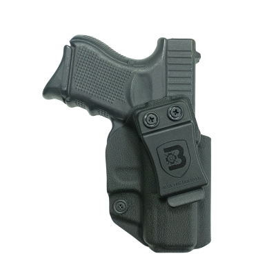 B táctico invisible lleva una funda kydex con una bolsa de pistola de cinturón incorporada para la mano derecha de Glock 26
