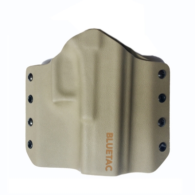 BLUETAC Kydex OWB Gun Holster Straight Sand Color