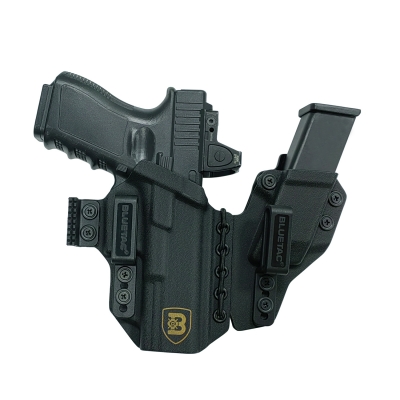  B Hi - Tech kydex iwb funda con bolsa de cargador para Glock 17