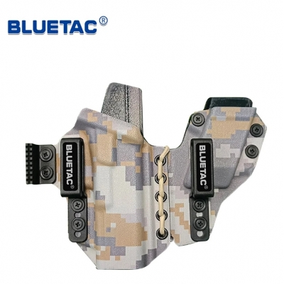 Funda IWB de carro oculto de camuflaje Bluetac Kydex con bolsa magnética