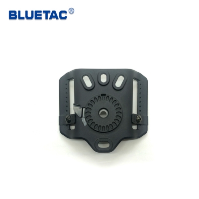 Accesorio de presilla para cinturón con funda de polímero patentada Bluetac con rotación de 360